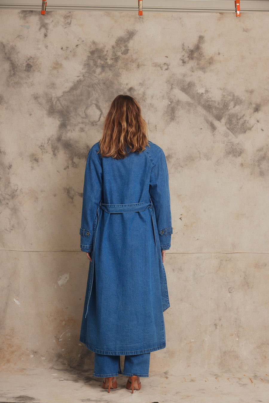 PIPPA The Label Riley Trench - Indigo Denim