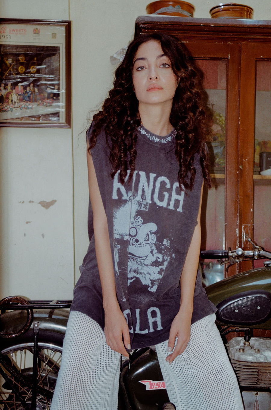 Kinga Csilla Dragon Dance Band Tee - Black