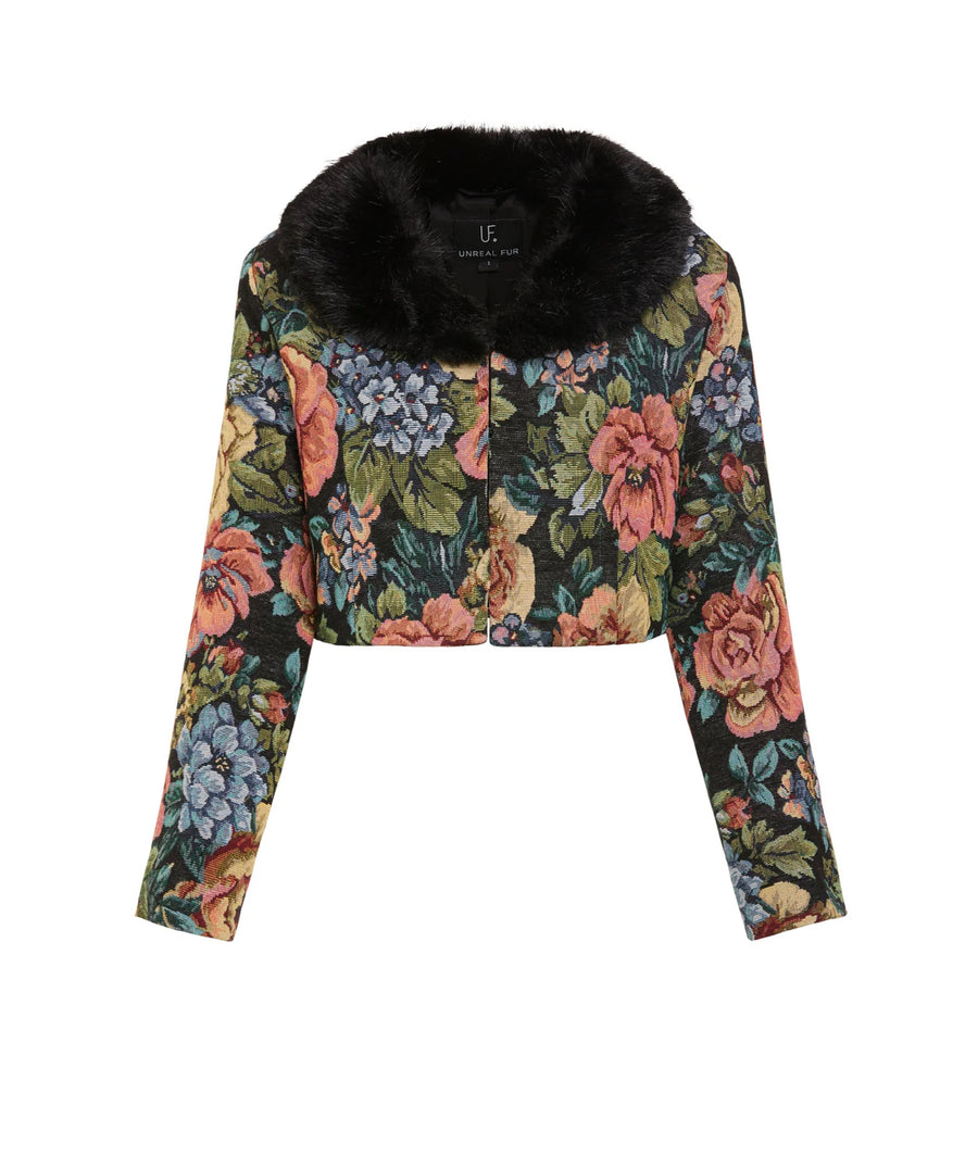 Unreal Fur Monarch Cropped Jacket FINAL SALE