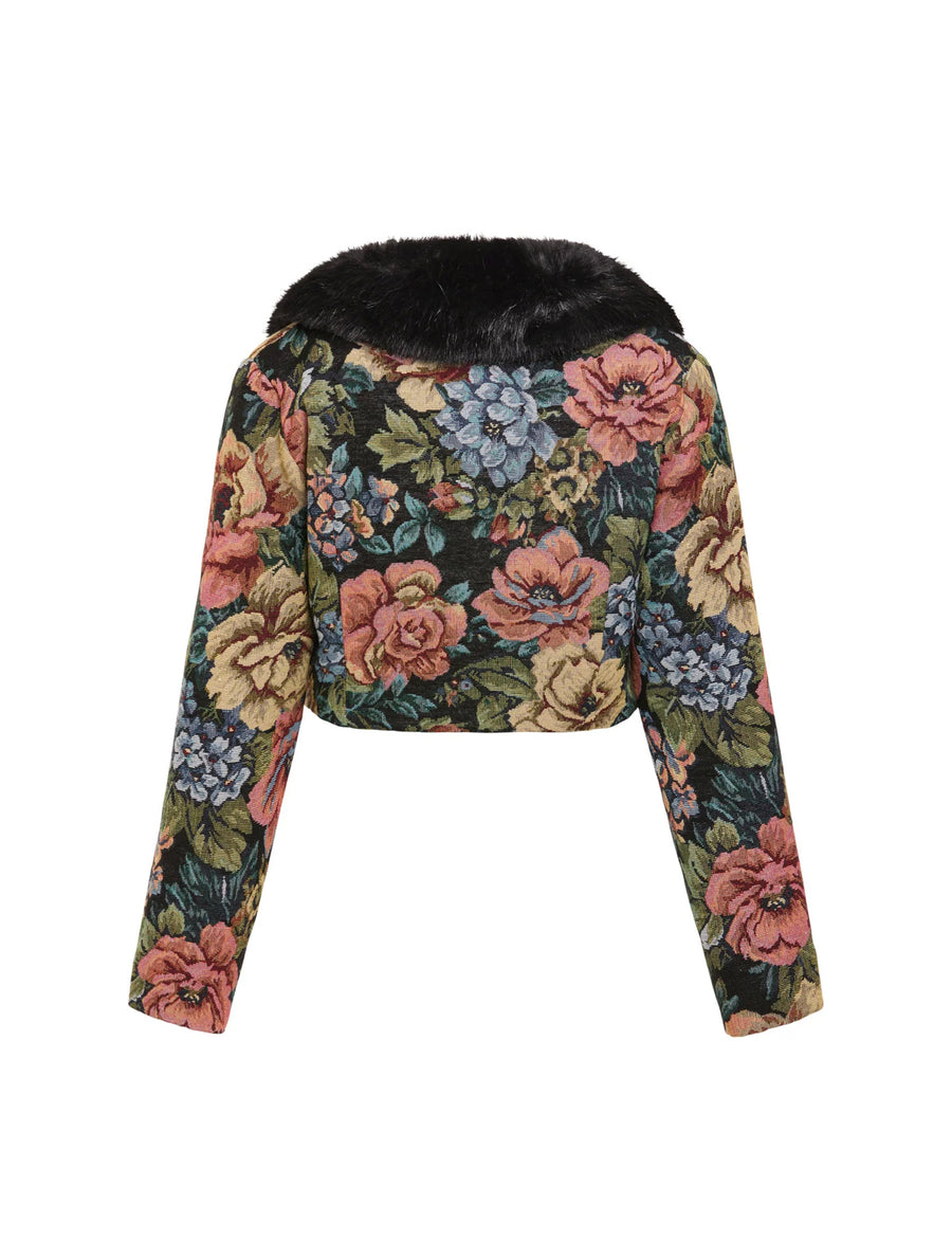 Unreal Fur Monarch Cropped Jacket FINAL SALE