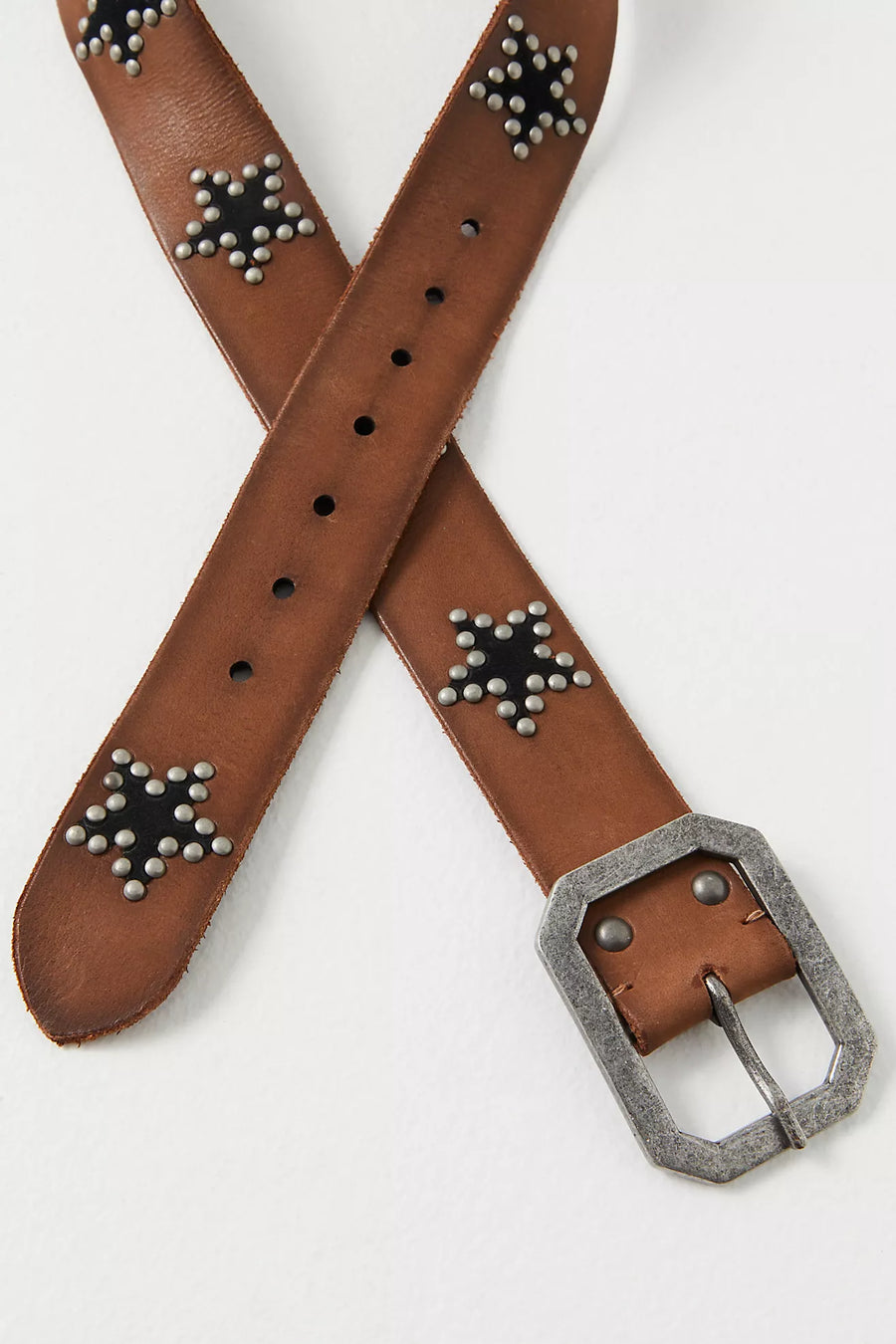 Free People Starcrossed Studded Belt - Bronze Age
