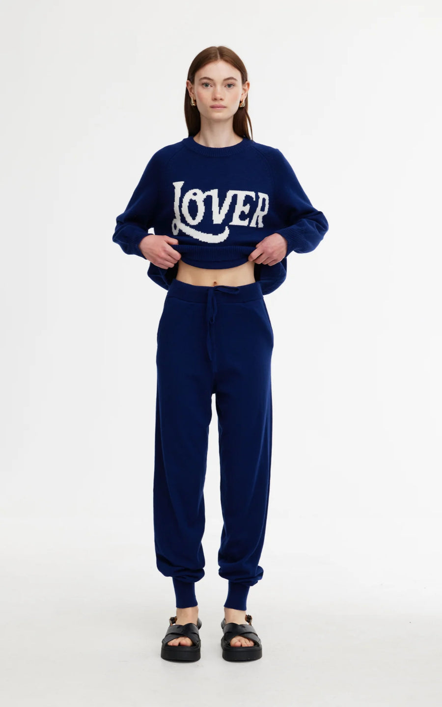 Kinney Eliza Knit Pant - Indigo