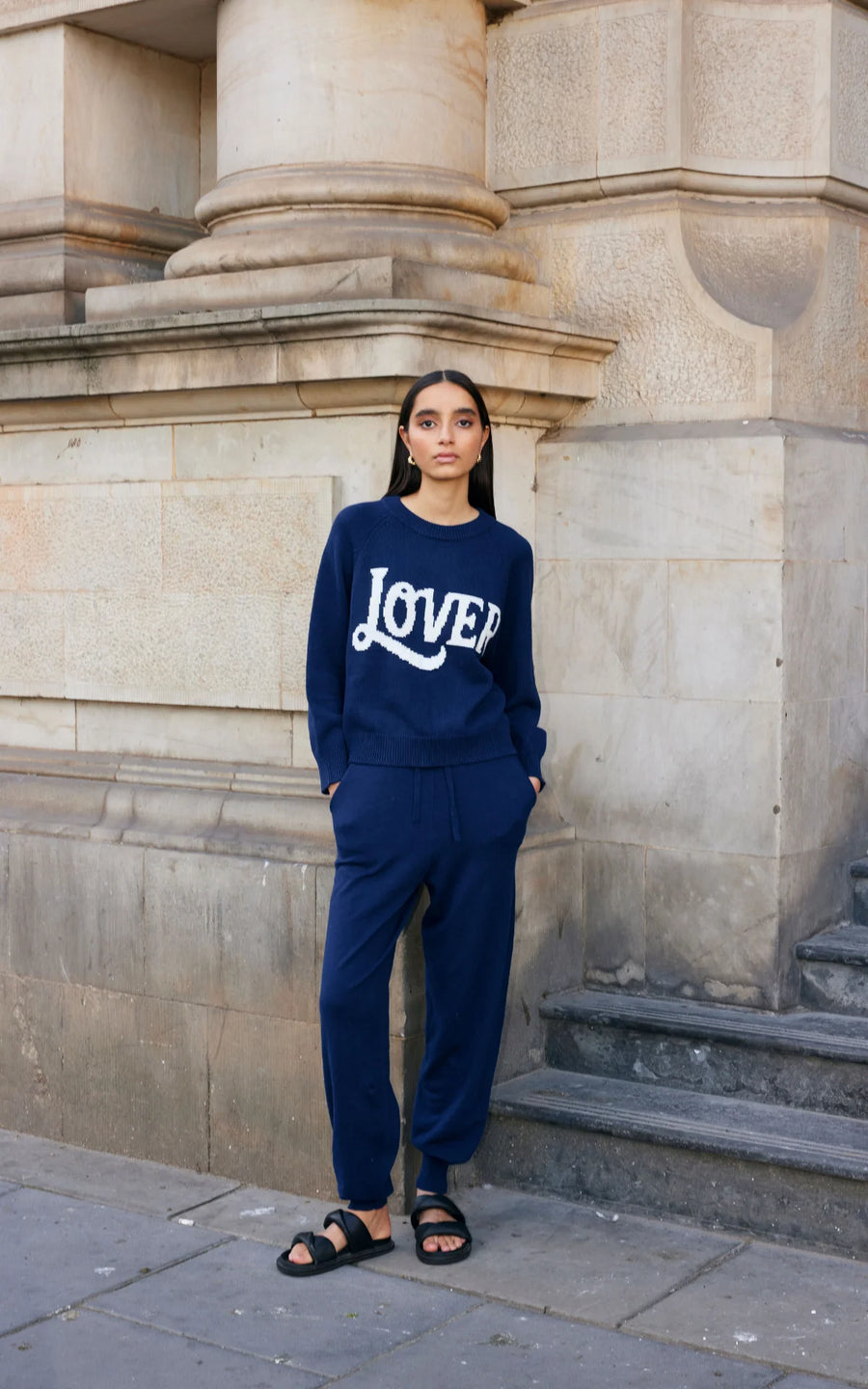 Kinney Eliza Knit Pant - Indigo
