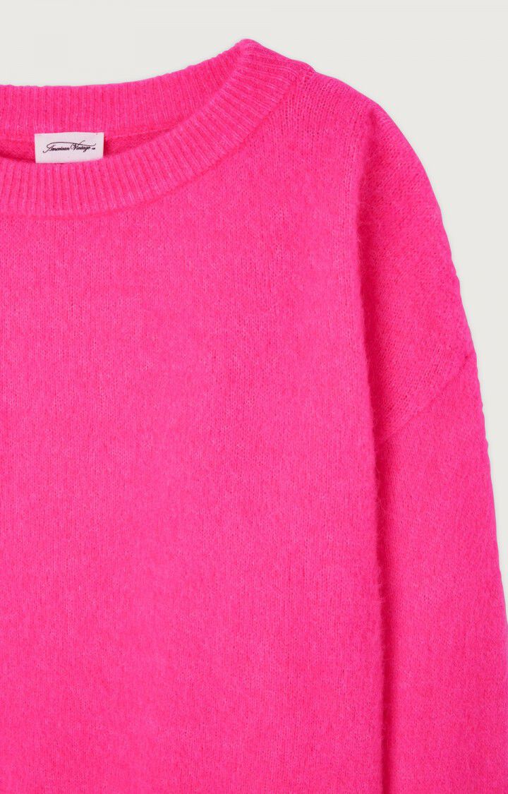 American Vintage Vitow Pullover - Fluro Pink Melange