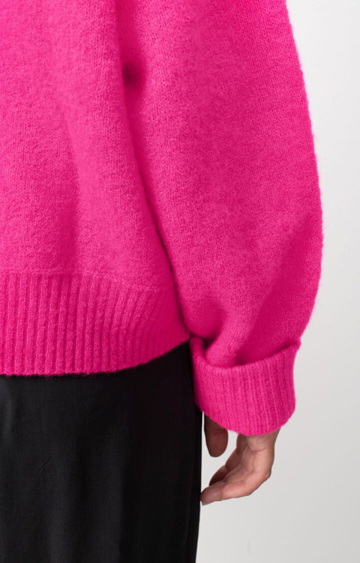 American Vintage Vitow Pullover - Fluro Pink Melange
