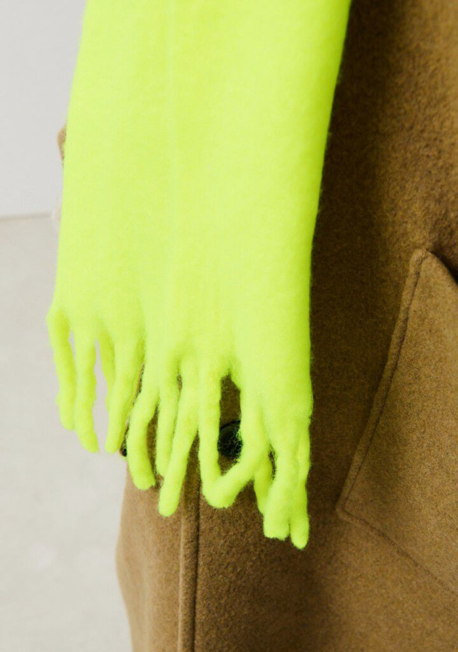 American Vintage Zinaco Scarf - Fluro Yellow