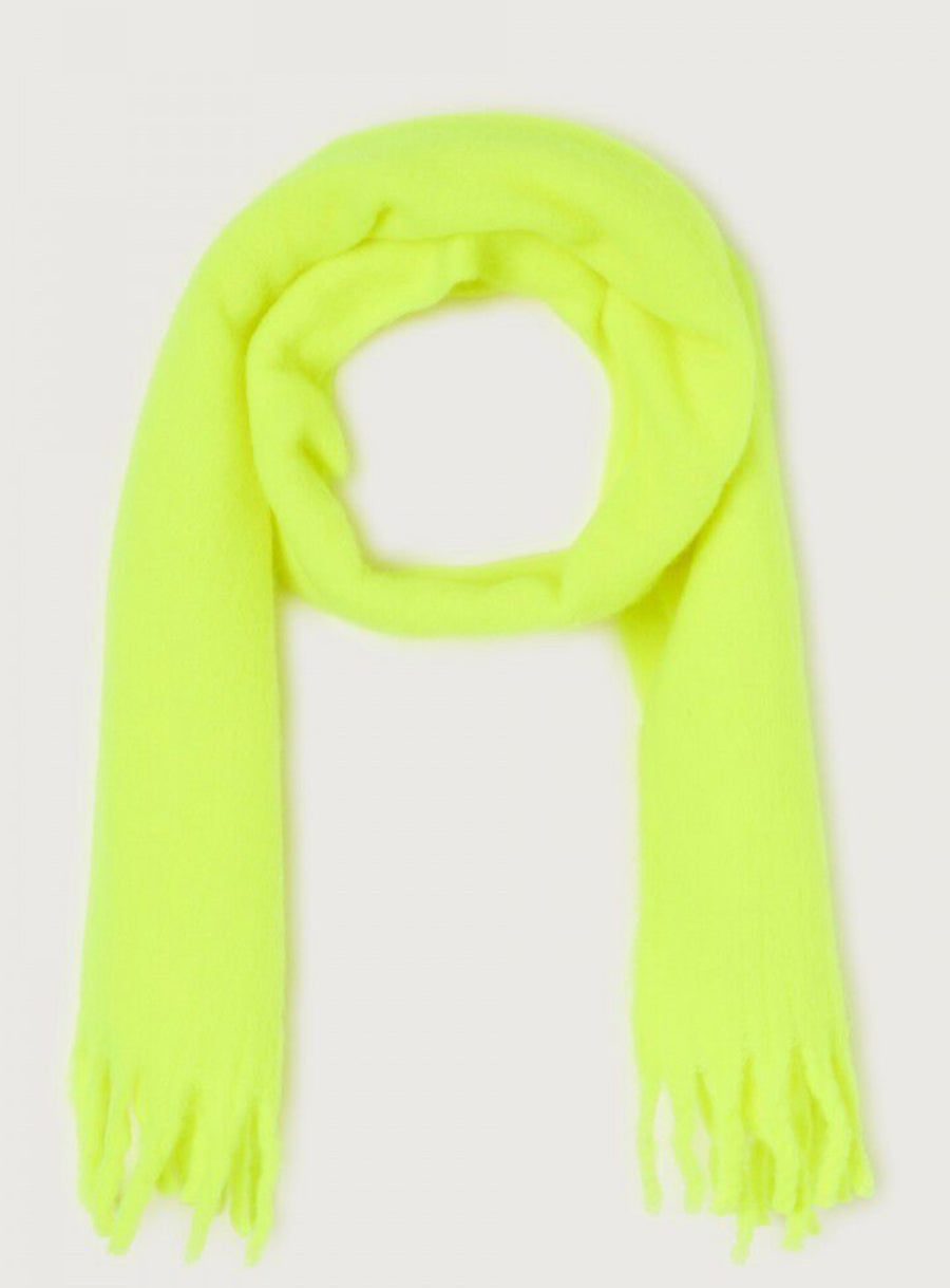 American Vintage Zinaco Scarf - Fluro Yellow