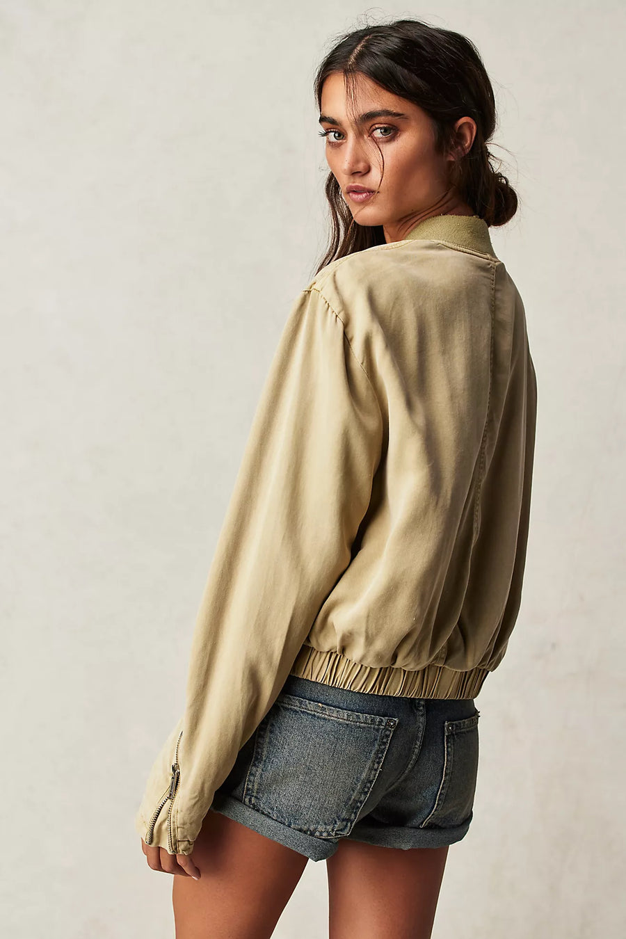 Free People Knock Out Siren Bomber - Tidal Foam