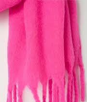 American Vintage Zinaco Scarf - Fluro Pink