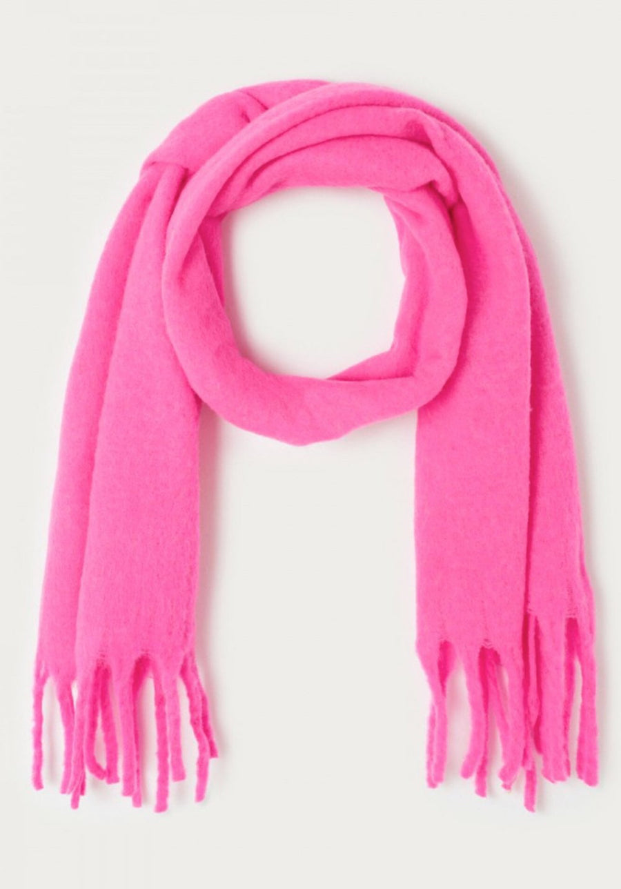 American Vintage Zinaco Scarf - Fluro Pink