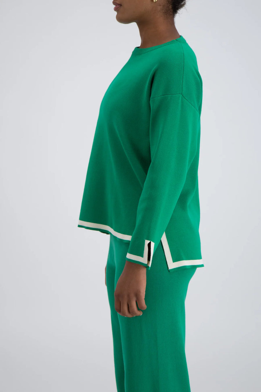 Jasmine Alexa Deia Knit Jumper - Green