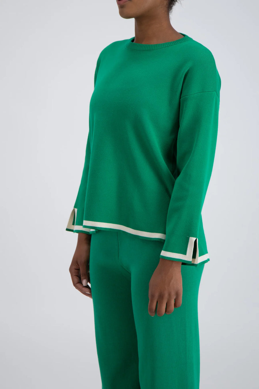 Jasmine Alexa Deia Knit Jumper - Green