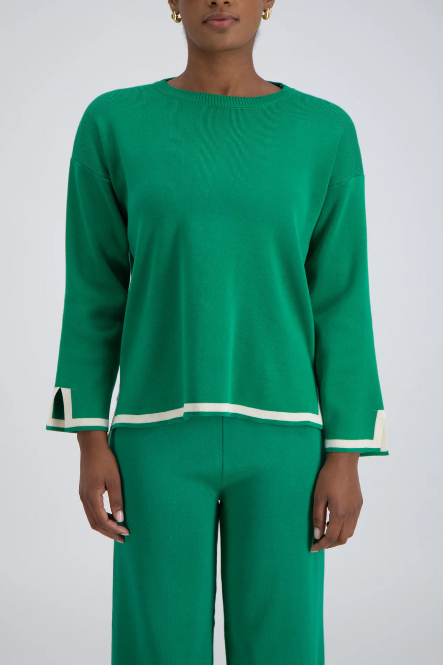 Jasmine Alexa Deia Knit Jumper - Green FINAL SALE