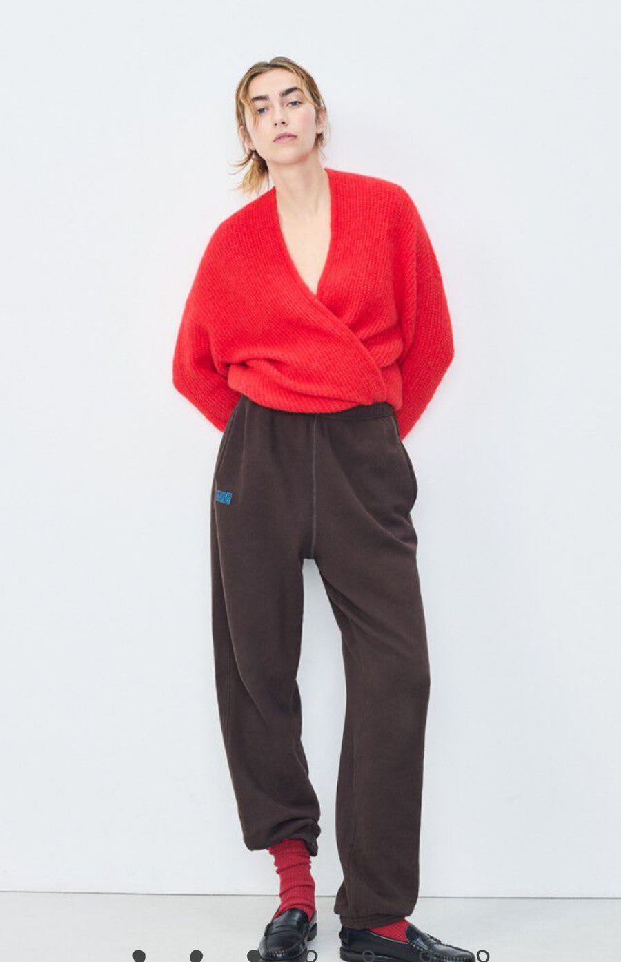 American Vintage East Cardigan - Chili Pepper Melange