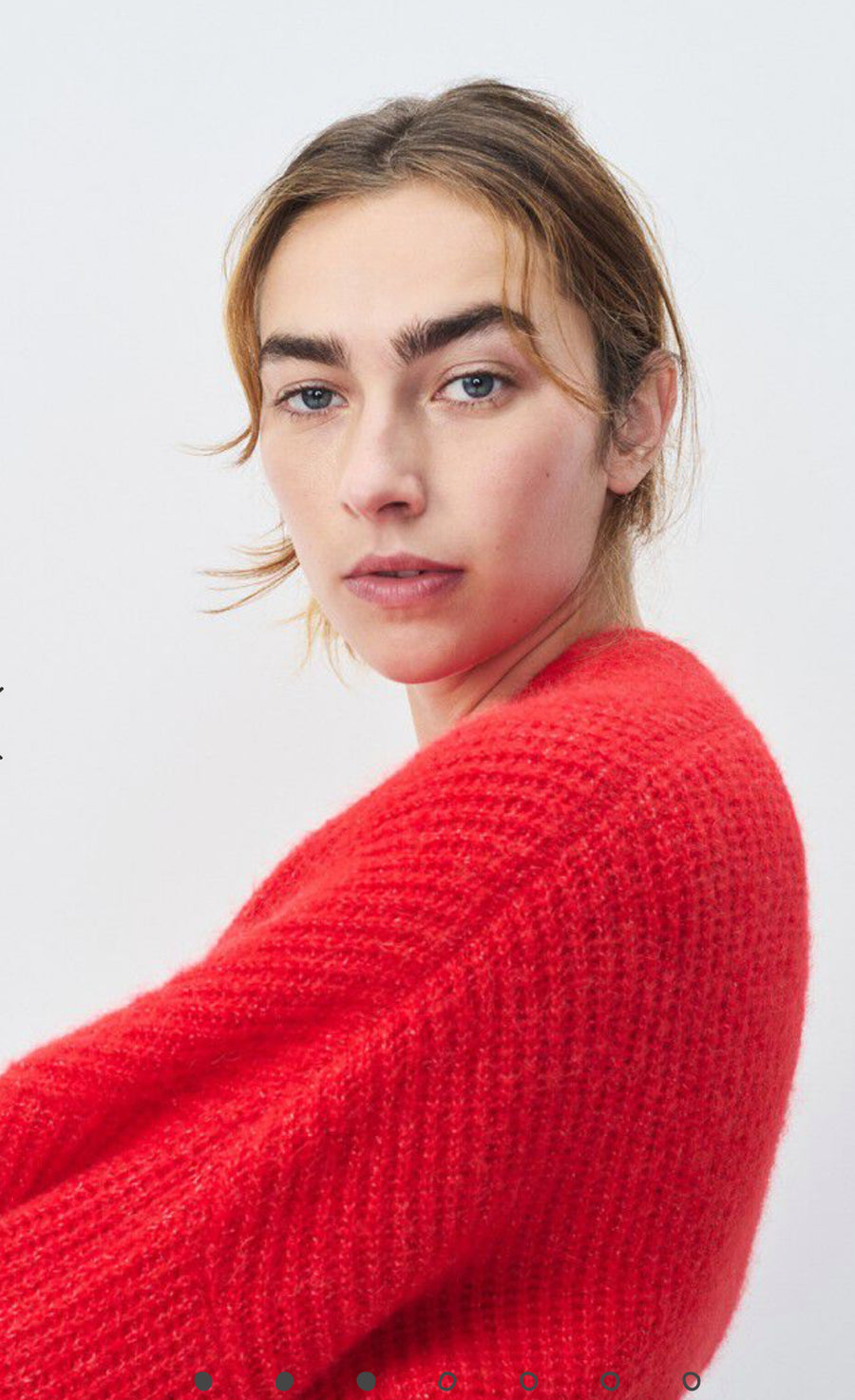 American Vintage East Cardigan - Chili Pepper Melange