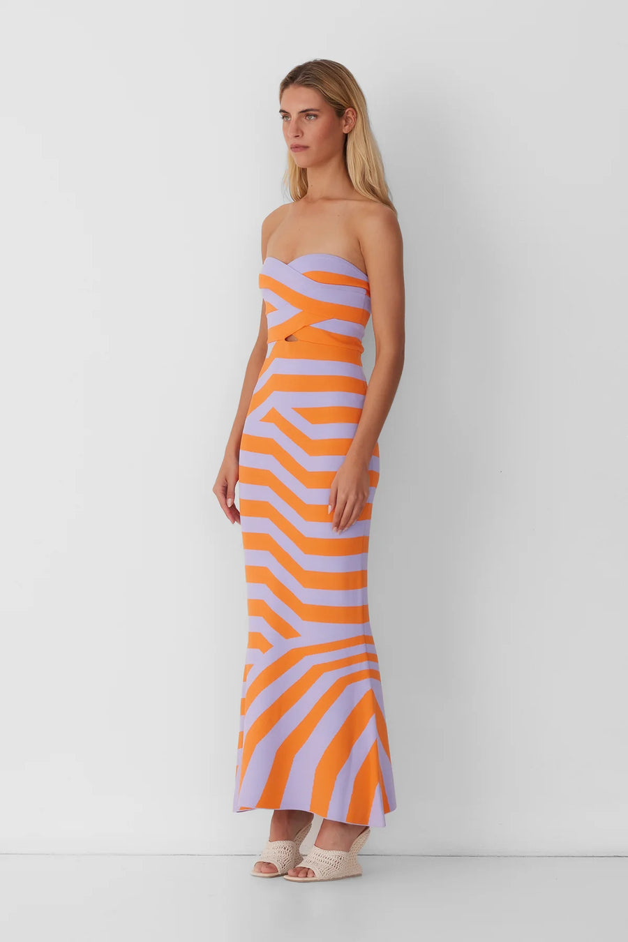The Wolf Gang Aude Maxi Dress - Lilac FINAL SALE