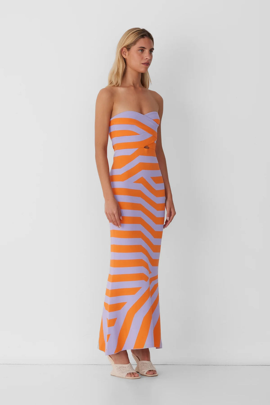 The Wolf Gang Aude Maxi Dress - Lilac FINAL SALE