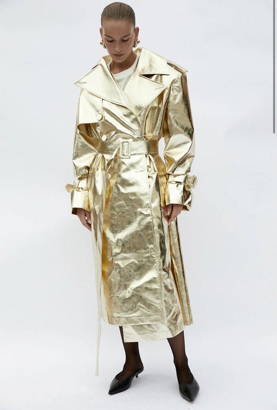 Blanca Hailey Trench - Gold