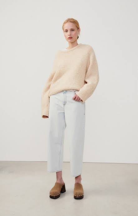 American Vintage Zolly Jumper - Light Beige Melange