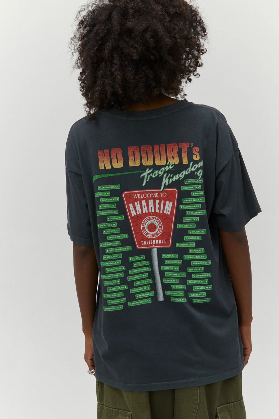 Daydreamer No Doubt Tour 97 Merch Tee - Vintage Black