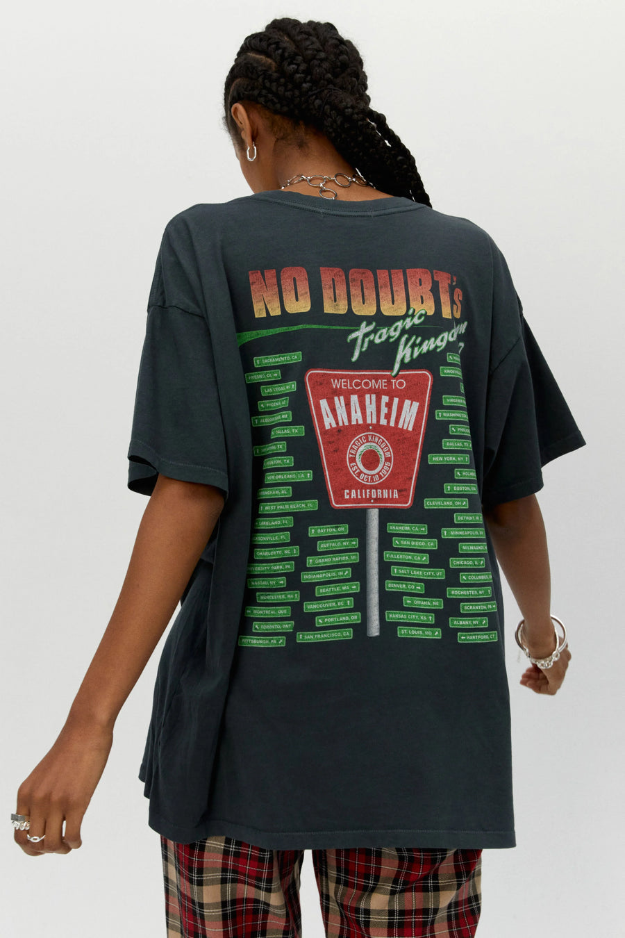 Daydreamer No Doubt Tour 97 Merch Tee - Vintage Black