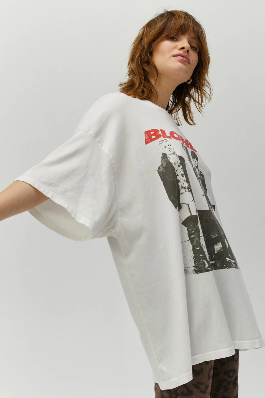 Daydreamer Blondie Self Titled Tee OS - Vintage White