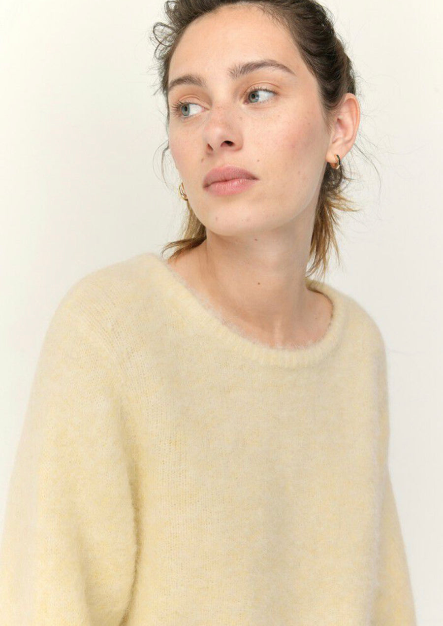 American Vintage Foubay Jumper - Lemon Curd Melange 18C