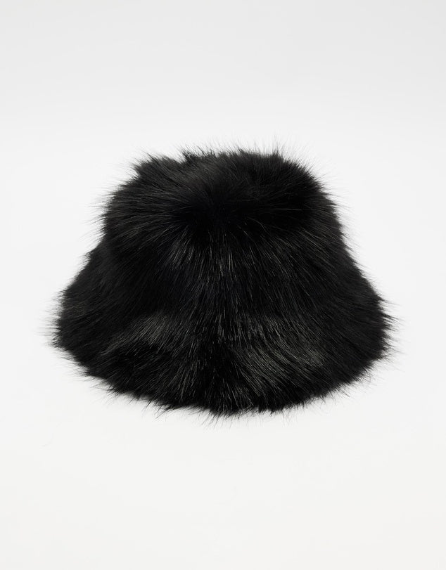 Unreal Fur Lush Yeoman Hat - Black