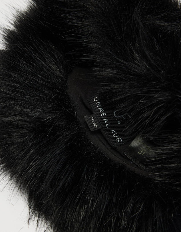 Unreal Fur Lush Yeoman Hat - Black