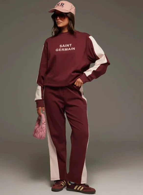 Araminta James Saint Germain Knit Pant - Red Wine
