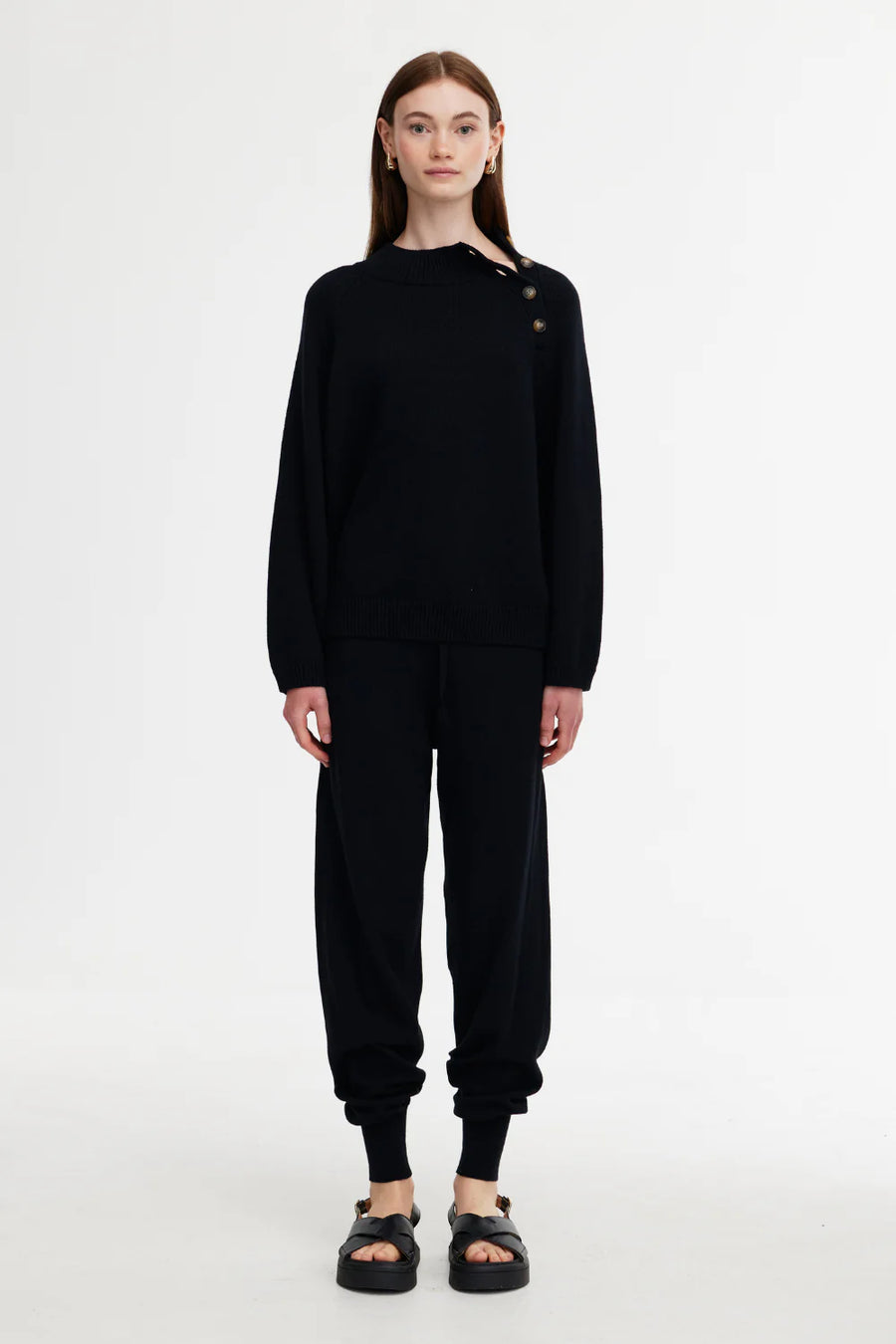 Kinney Eliza Knit Pant - Black
