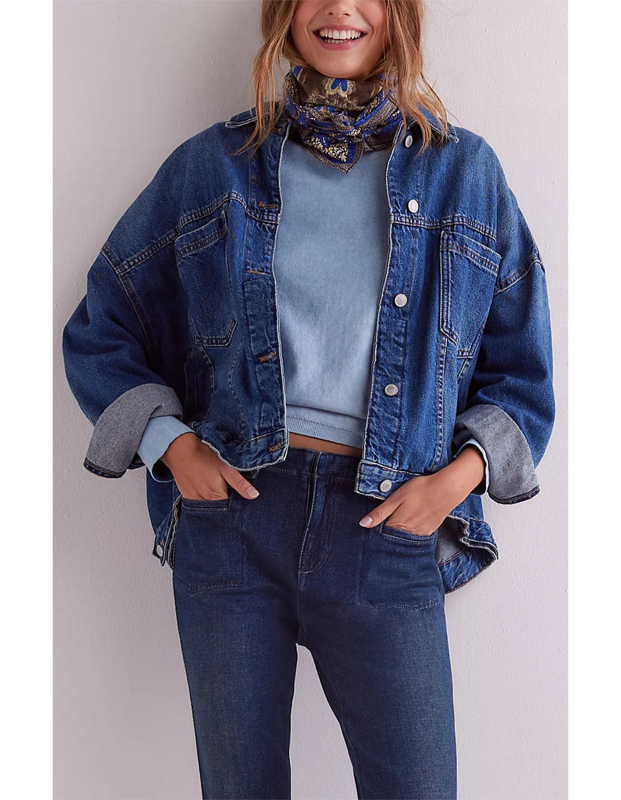 Free People Opal Swing Jacket - Got The Blues