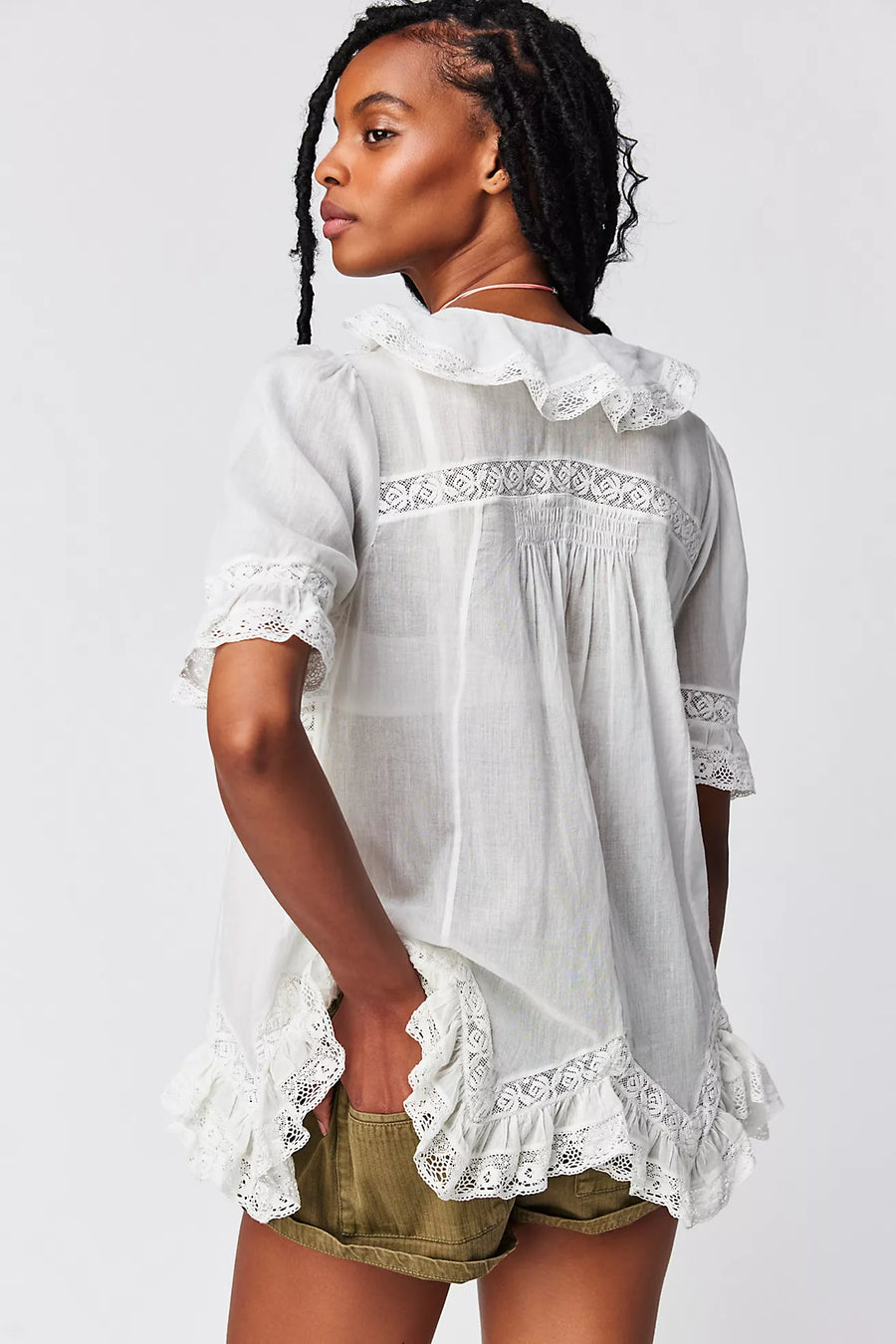 Free People Isn't She Lovely Tunic - Ivory FINAL SALE