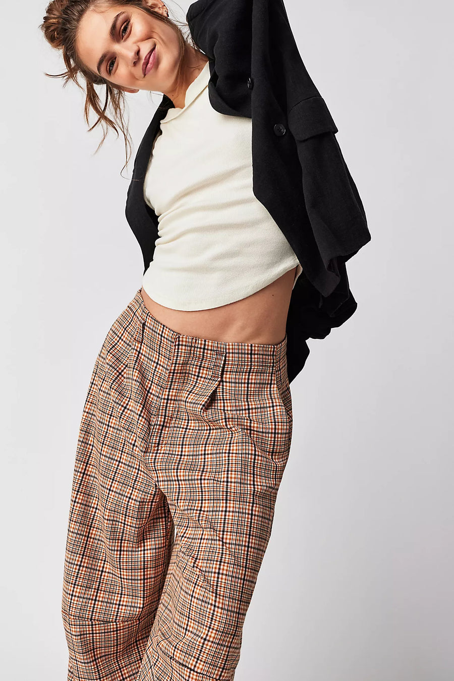 Free People Turning Point Trouser - Neutral Combo