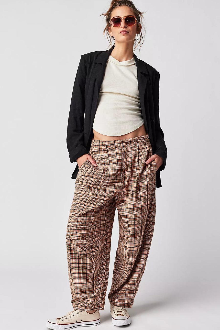 Free People Turning Point Trouser - Neutral Combo
