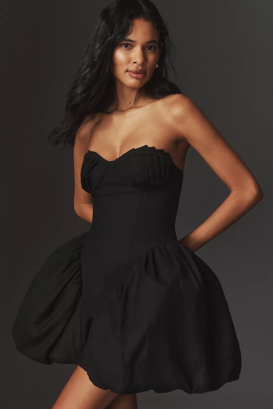 The Wolf Gang Cece Mini Dress - Noir SALE