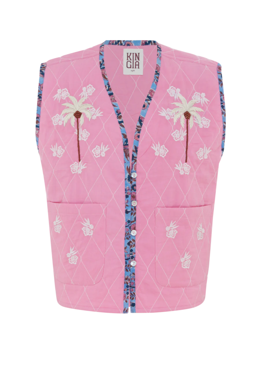 Kinga Csilla Coconuts Embroidered Vest