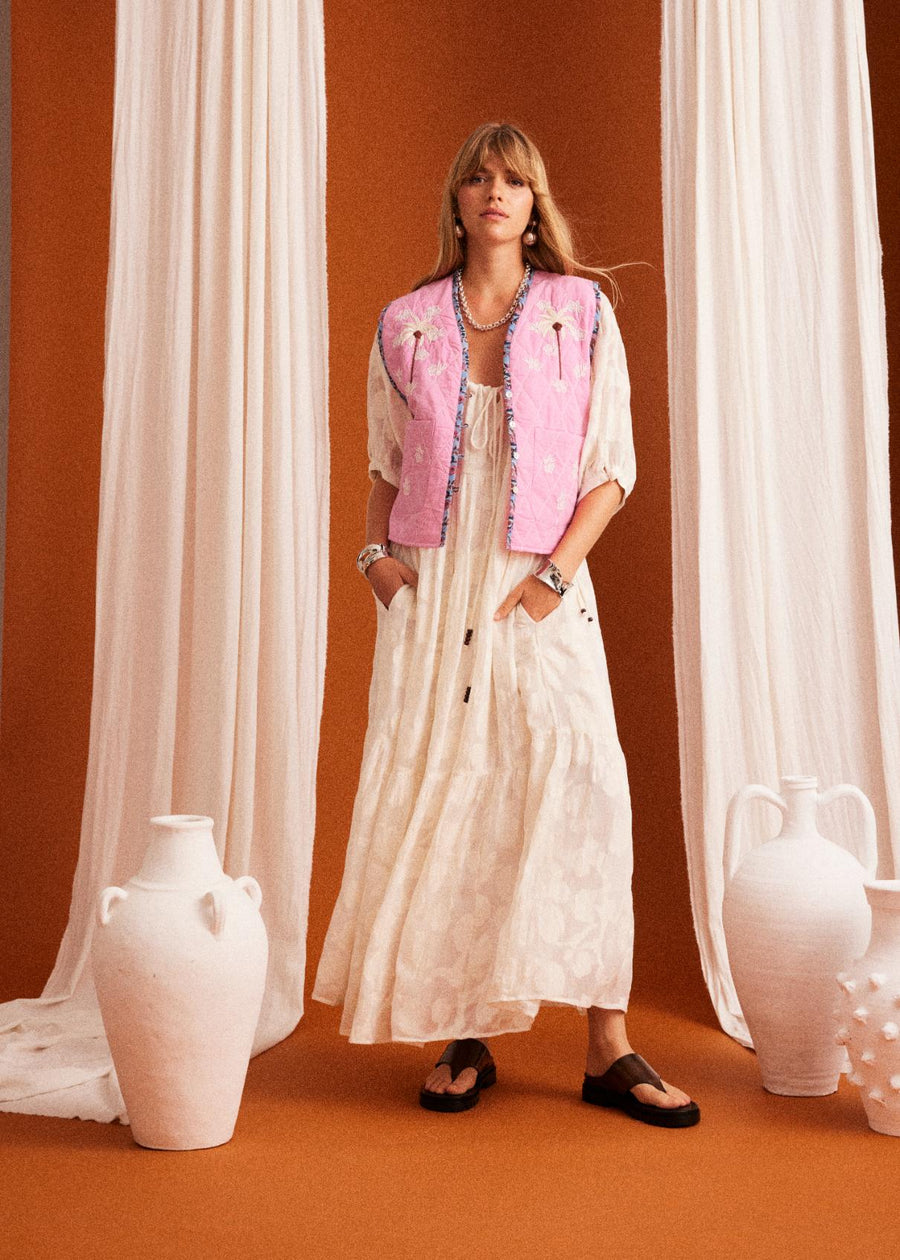 Kinga Csilla Coconuts Embroidered Vest