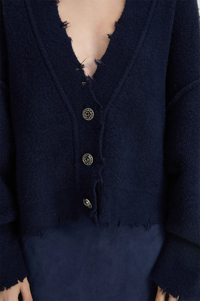 Blanca Pepa Cardigan - Navy