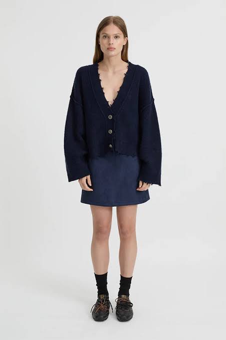 Blanca Pepa Cardigan - Navy