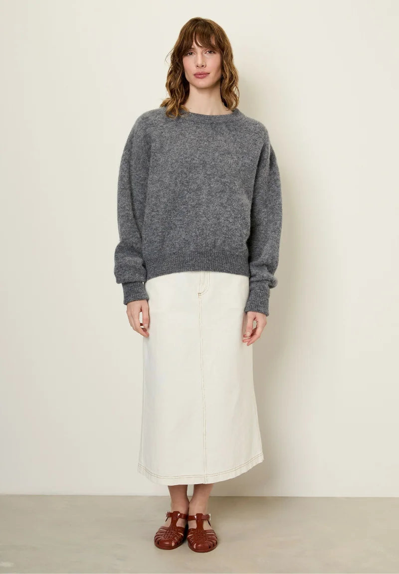 American Vintage Vitow Jumper - Steel Melange