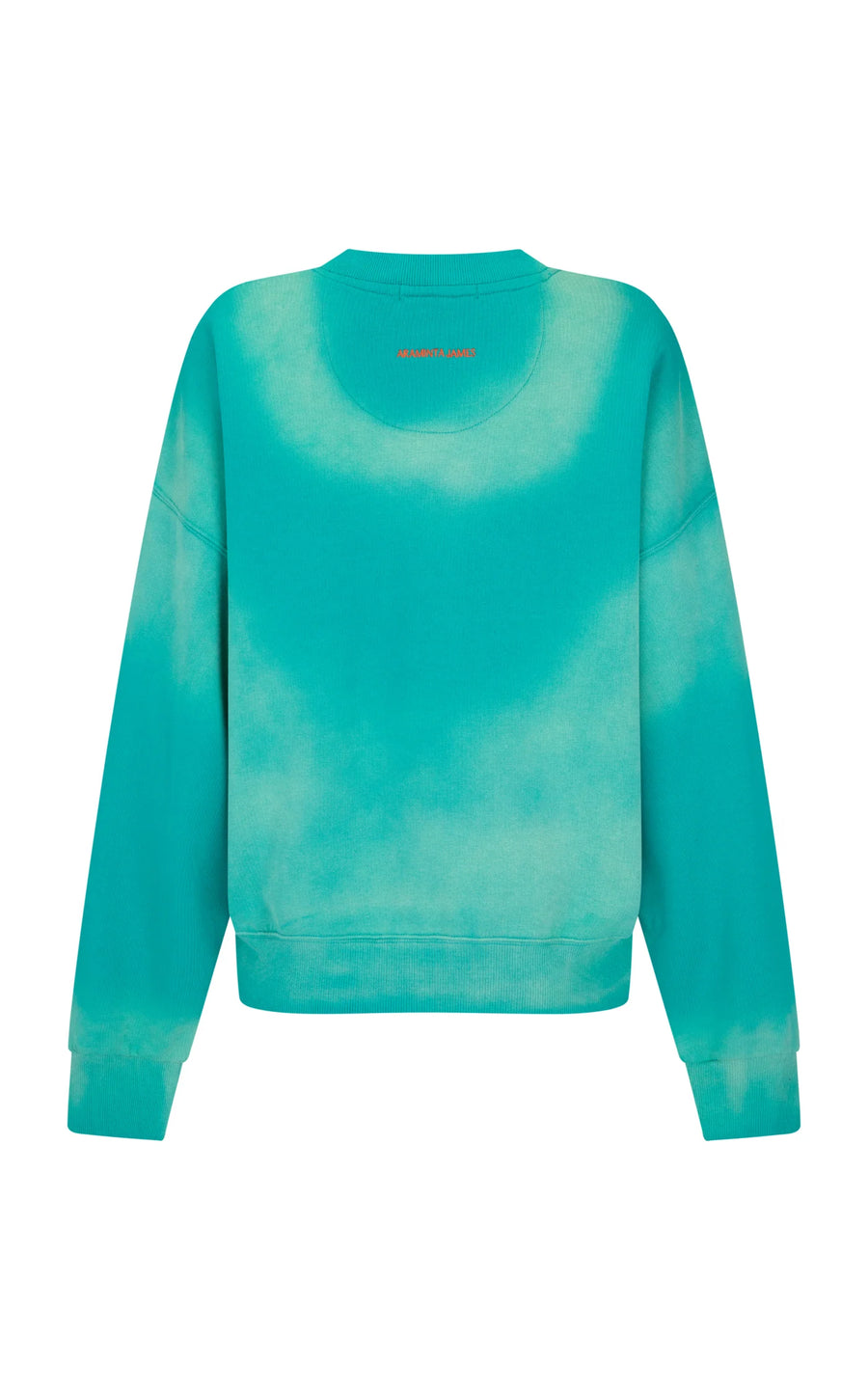 Araminta James Hotel Paris Sweatshirt - Washed Ocean Green