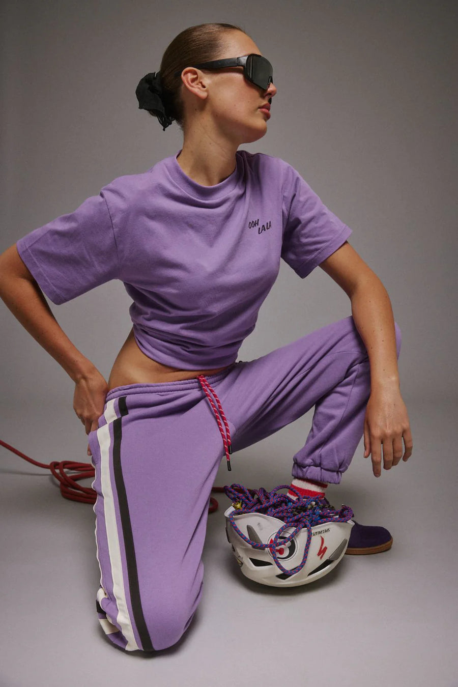 Araminta James Bisous Trackpant - Violet