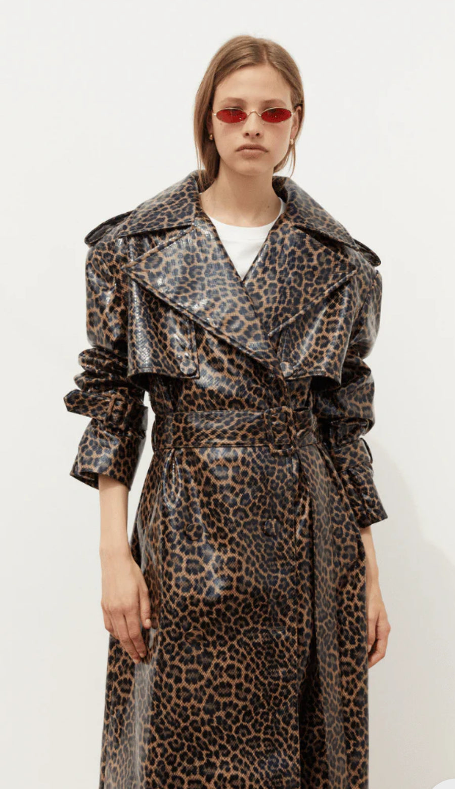 Blanca Hailey Trench In Leopard