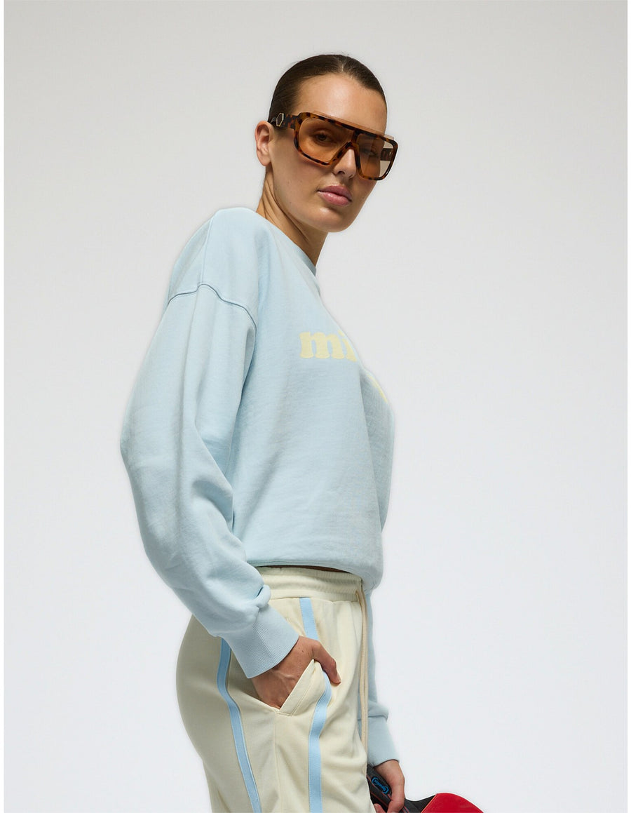 Araminta James Mi Scusi Sweatshirt - Washed Glacier