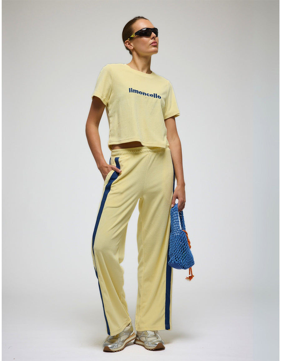 Araminta James Voyage Terry Pant - Lemon Cream