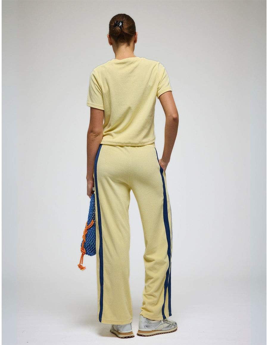 Araminta James Voyage Terry Pant - Lemon Cream