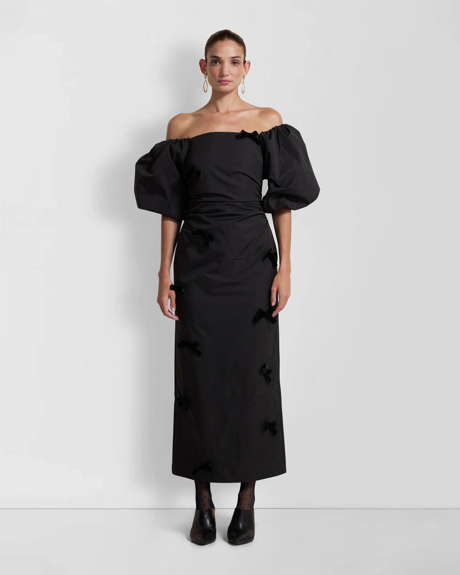 The Wolf Gang Amir Midi Dress - Noir