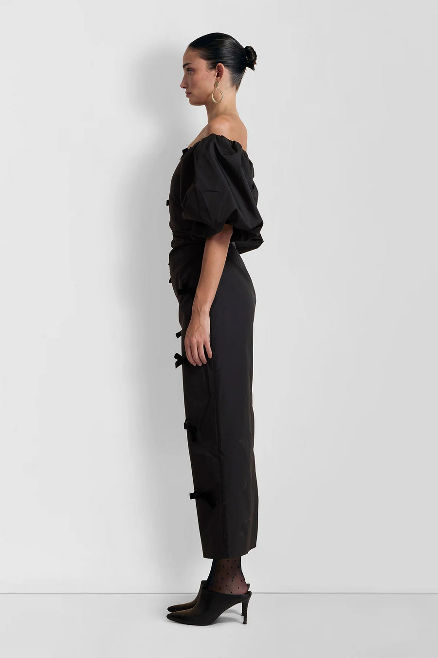 The Wolf Gang Amir Midi Dress - Noir