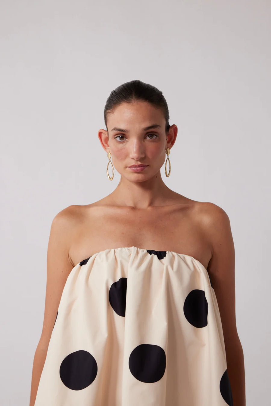 The Wolf Gang Gaia Bubble Dress - Creme Sport